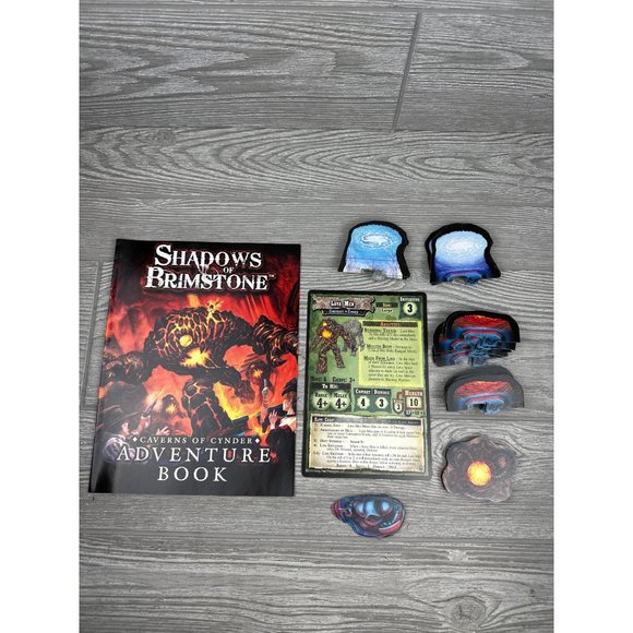 Shadows Of Brimstone: Other Worlds Caverns Of Cynder Expansion Game Case Sleeved - Picture 4 of 11